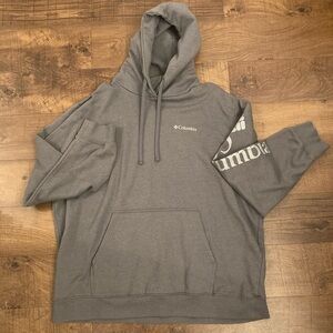 Columbia Hooded Sweatshirt Hoodie Gray Men’s XXL NEW